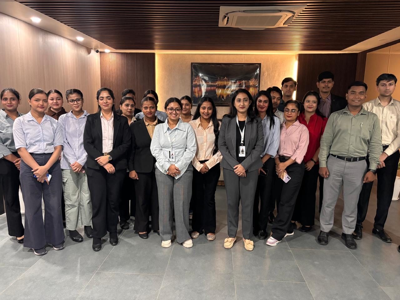 Auden Aviation training — certificate ceremony